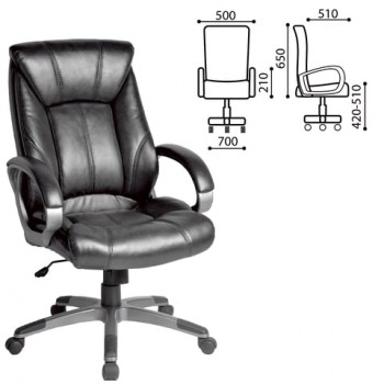 Кресло офисное BRABIX Maestro EX-506 (черный) в Мазульском - mazulskij.mebel54.com | фото