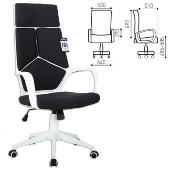 Кресло офисное BRABIX Prime EX-515 (черная ткань) в Мазульском - mazulskij.mebel54.com | фото